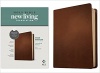 NLT Wide Margin Bible, Filament Enabled Edition, Brown Genuine Leather